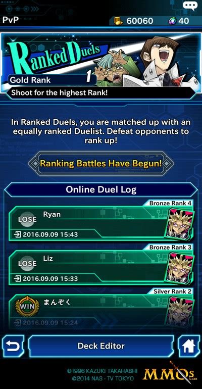 Ranked Duels (Duel Links) .